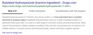 Butylated hydroxyanisole